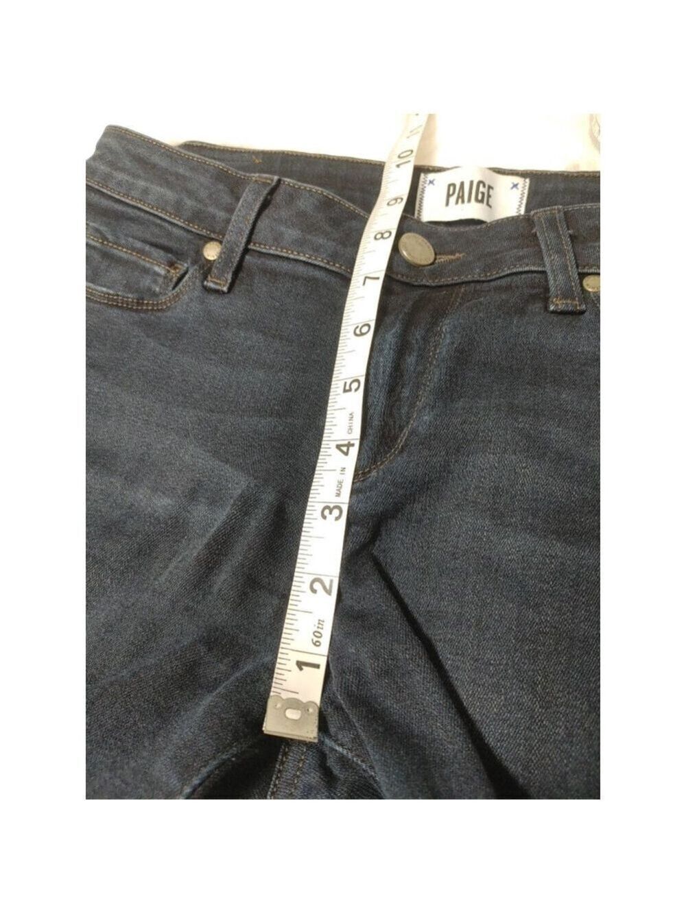 Women's PAIGE Dark Blue Verdugo Ultra Skinny Davis Ankle Jeans Size 28 - Picture 8 of 11
